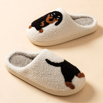 Cute Dachshund Dog Slippers for Women – Cozy & Fun Indoor Comfort