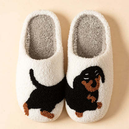 Cute Dachshund Dog Slippers for Women – Cozy & Fun Indoor Comfort