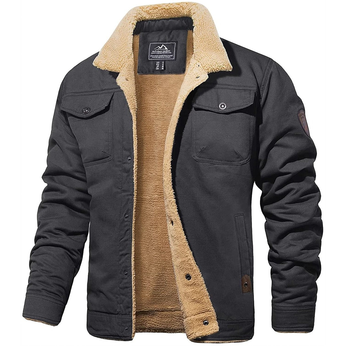 Brian | Warm Lined Outdoor Casual Jacket For Men Caliboot