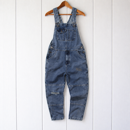 Relaxed Fit Full-Length Sleeveless Overalls for Women – Functional & Comfortable Design Caliboot