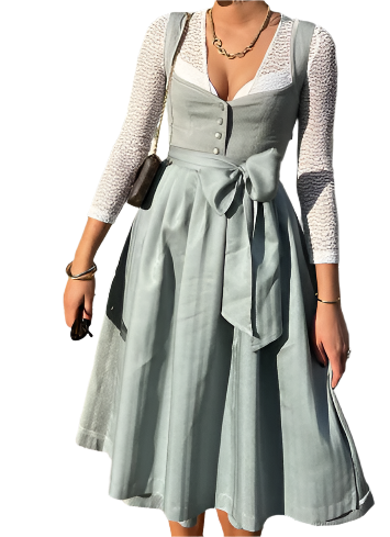  Dirndl Femme – Élégance Classique et Moderne pour Occasions Festives 0