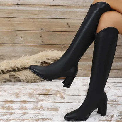 Elegant Knee-High Boots for Women – Chic & Comfortable