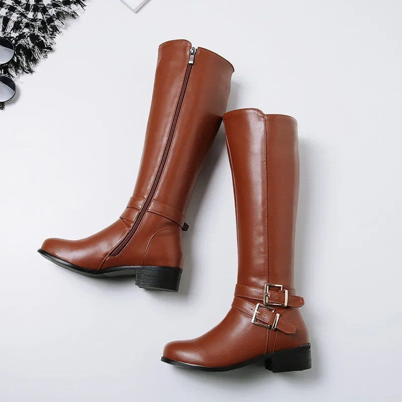 Elegant Knee High Boots for Women – Stylish & Comfortable in Black or Brown