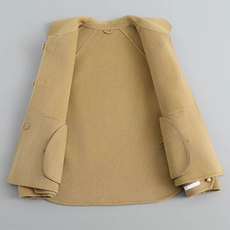 Elegant Pearl Button Coat for Women – Chic & Timeless Winter Style 5