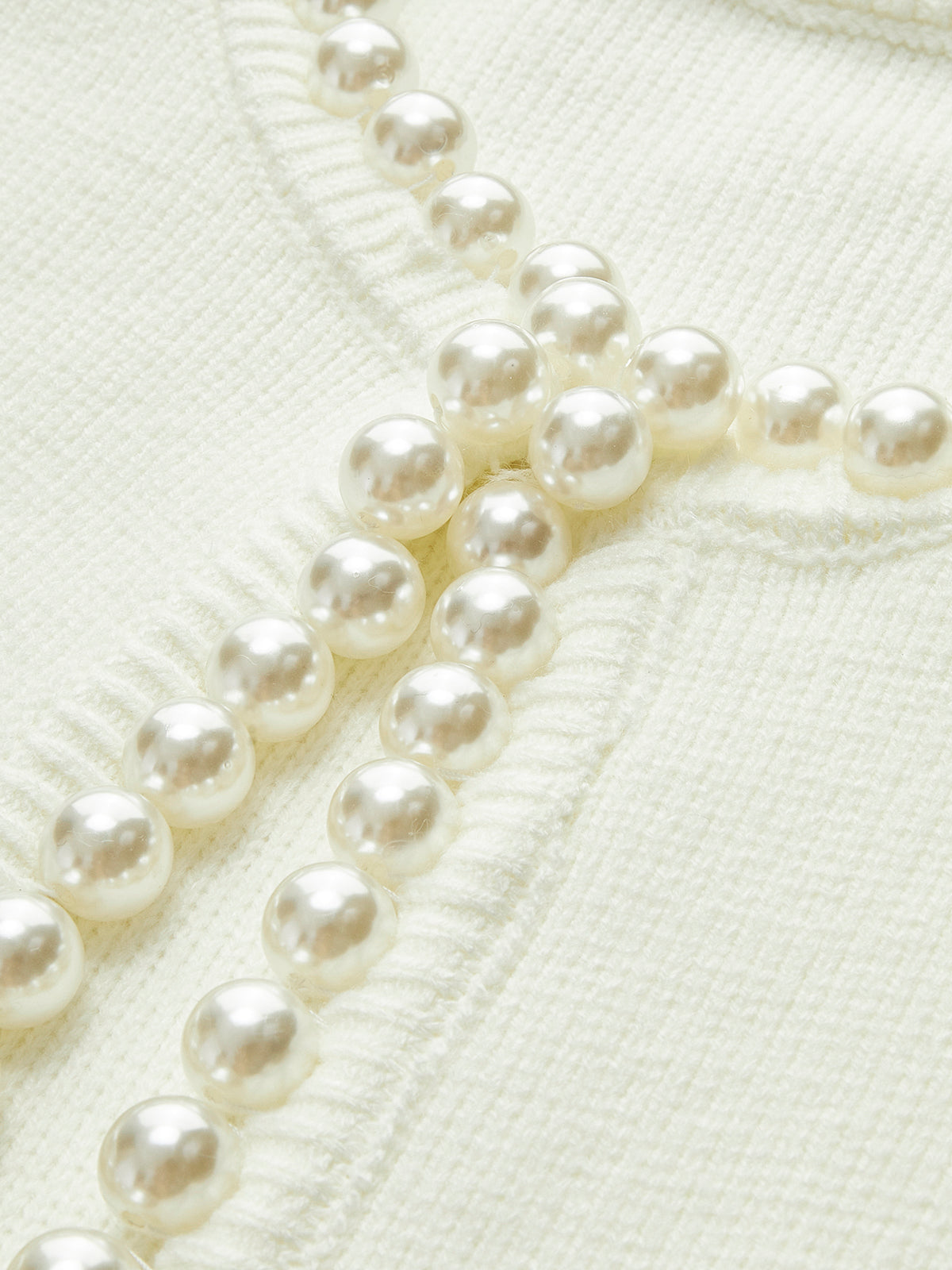 Elegant Pearl Trim Cardigan for Women – Stylish & Versatile Layering Piece 8
