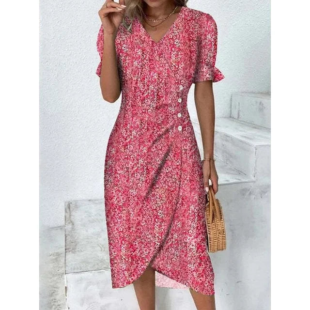 Gisella - Robe Fleurie pour Femmes – Élégante & Fluide
