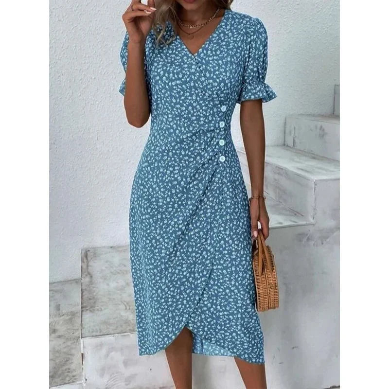 Gisella - Robe Fleurie pour Femmes – Élégante & Fluide