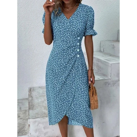 Gisella - Robe Fleurie pour Femmes – Élégante & Fluide