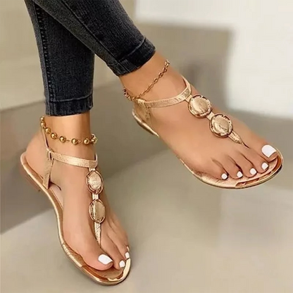 Embellished Thong Sandals for Women – Stylish & Comfortable