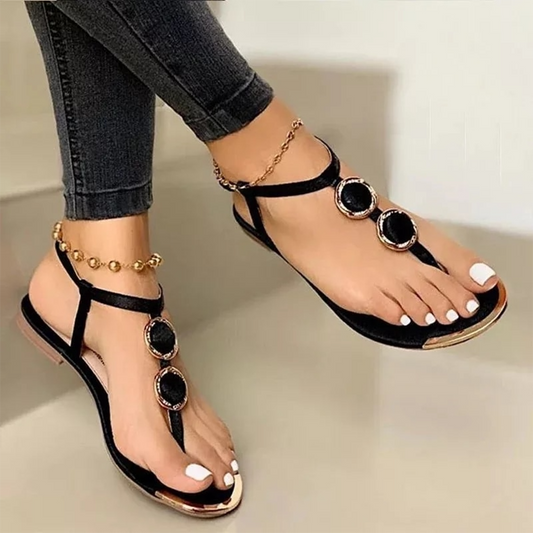 Embellished Thong Sandals for Women – Stylish & Comfortable