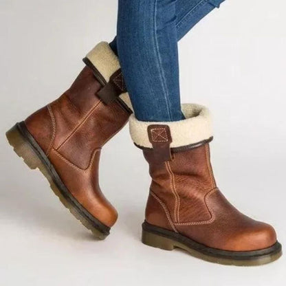 Jacklyn | Chic Women’s Leather Winter Boots Caliboot