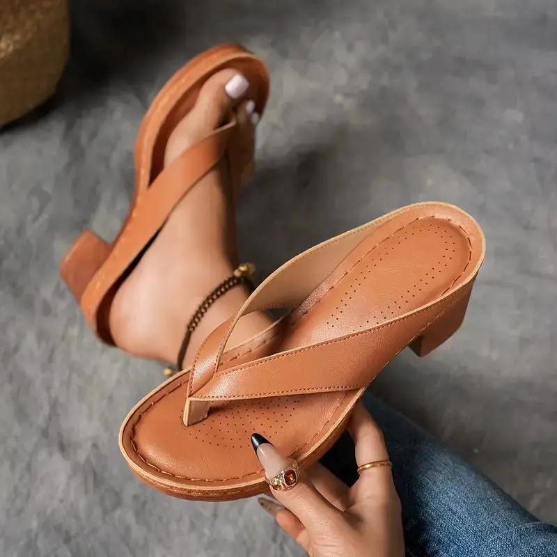 Ergonomic Heel Sandals for Women – Stylish Comfort & Support-Caliboot