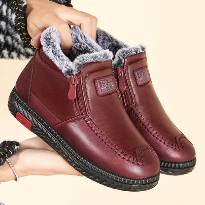 Faux Fur Ankle Boots for Women – Stylish & Warm