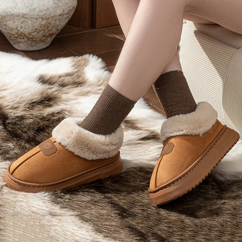 Faux Fur Platform Snow Boots for Women – Cozy & Stylish Winter Footwear