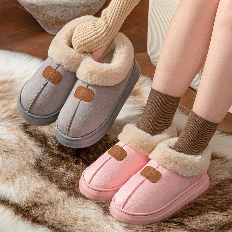 Faux Fur Platform Snow Boots for Women – Cozy & Stylish Winter Footwear