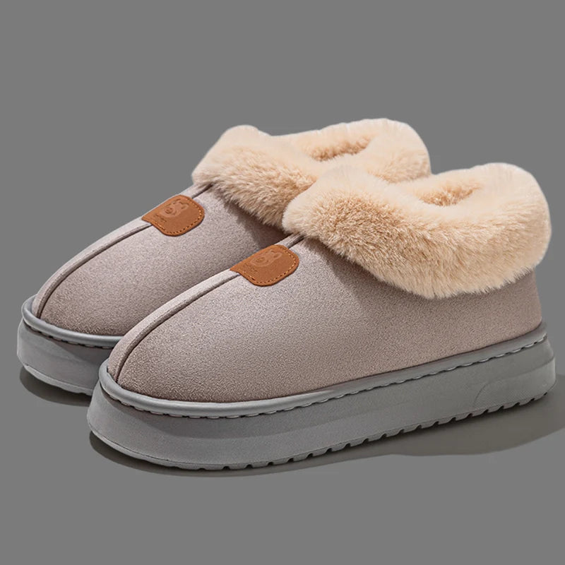 Faux Fur Platform Snow Boots for Women – Cozy & Stylish Winter Footwear