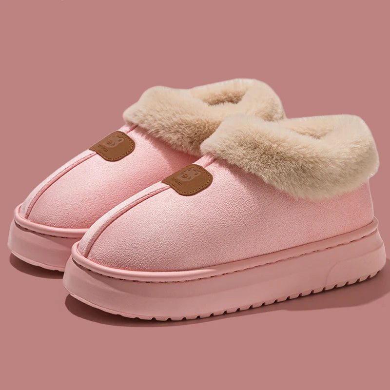 Faux Fur Platform Snow Boots for Women – Cozy & Stylish Winter Footwear