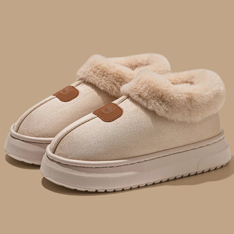 Faux Fur Platform Snow Boots for Women – Cozy & Stylish Winter Footwear