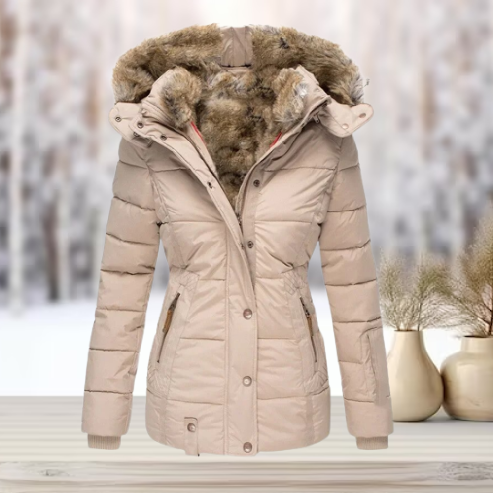 Fitted Down Puffer Jacket for Women – Warm & Stylish Winter Coat 0