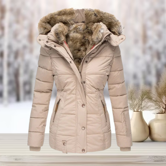 Fitted Down Puffer Jacket for Women – Warm & Stylish Winter Coat 0