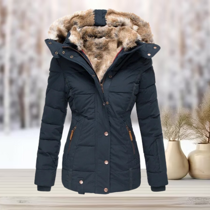 Fitted Down Puffer Jacket for Women – Warm & Stylish Winter Coat 1