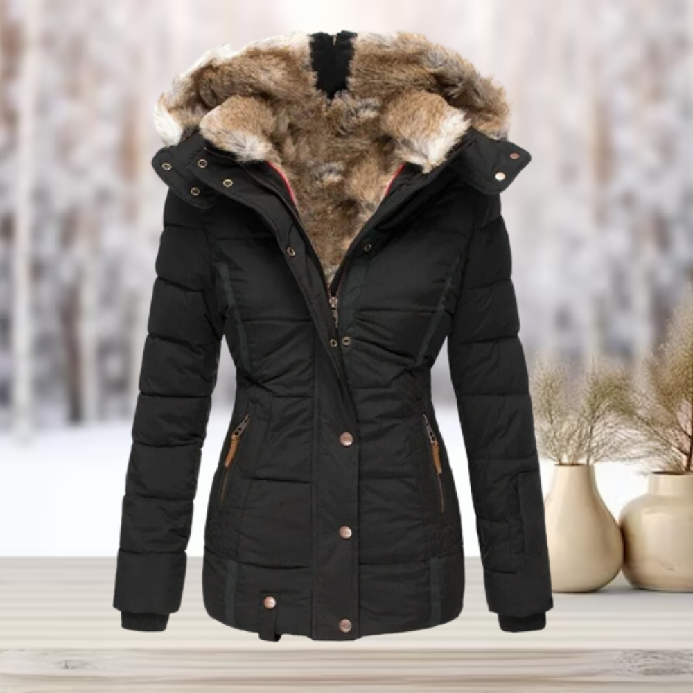 Fitted Down Puffer Jacket for Women – Warm & Stylish Winter Coat 2