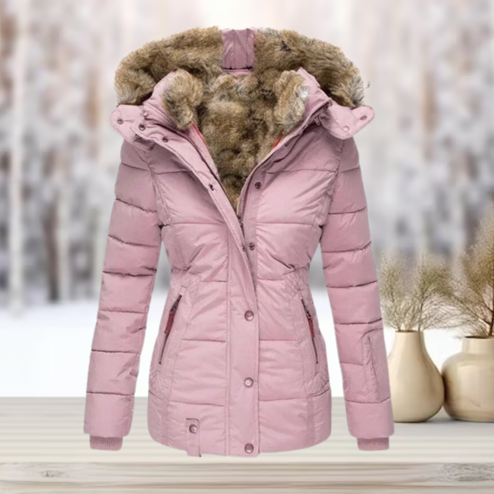 Fitted Down Puffer Jacket for Women – Warm & Stylish Winter Coat 4