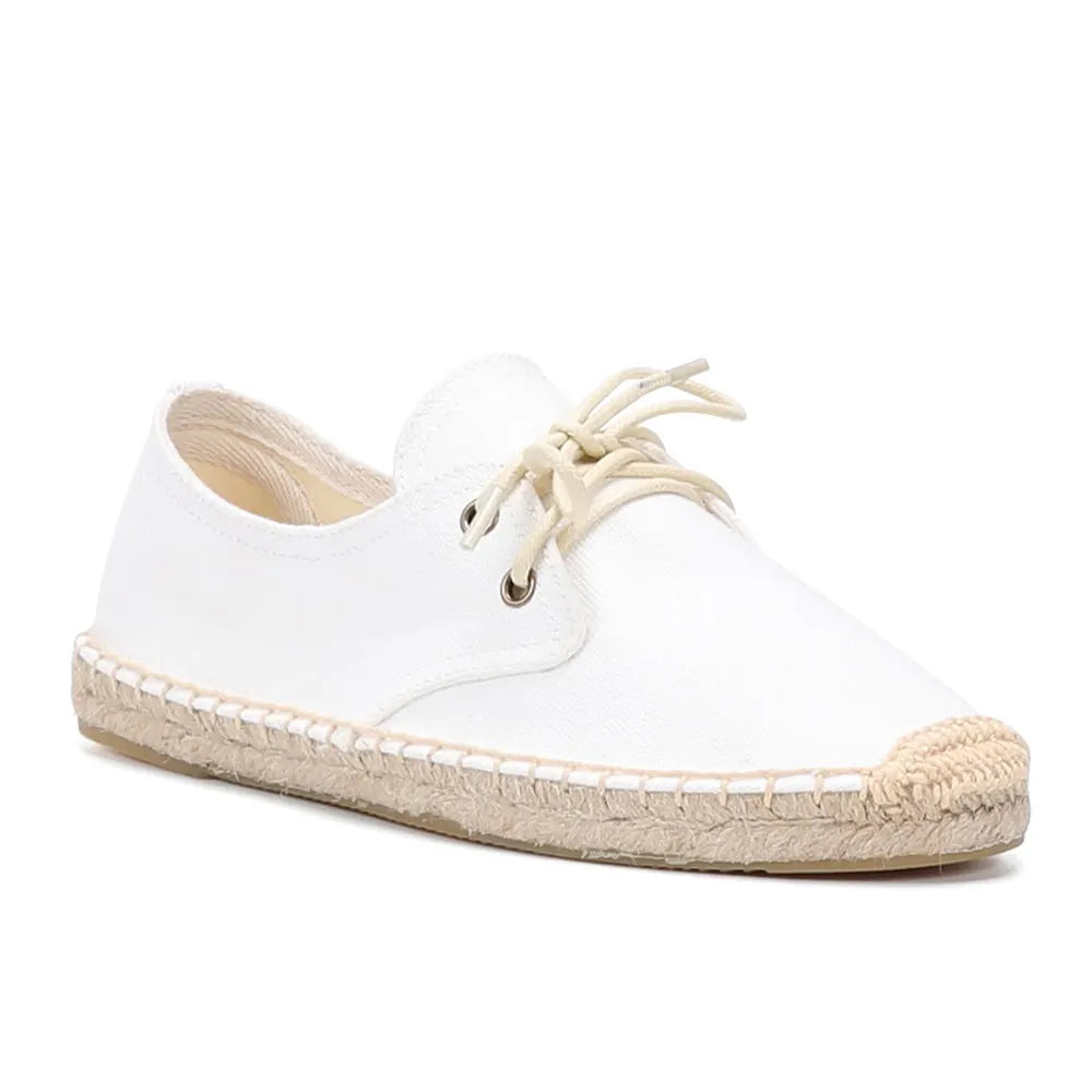 Flat Platform Espadrilles for Women – Casual & Comfortable Black Design