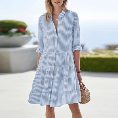 Flattering A-Line Summer Dress for Women – Effortless & Stylish Plus Size Options Available-Caliboot
