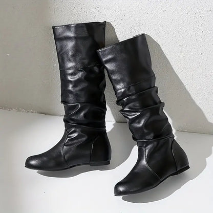 Flora Bottes Plates Élégance à Bout Rond