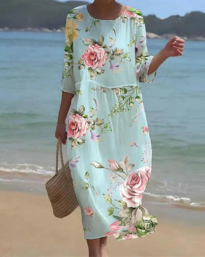 Floral Dress for Women – Elegant & Flattering Fit 0