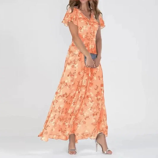 Floral Maxi Dress for Women – Effortless Elegance & Comfort 0