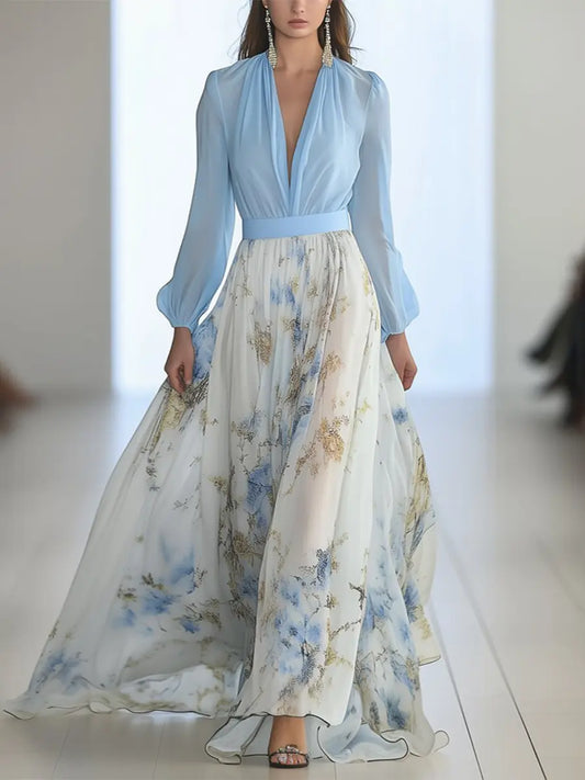 Floral Maxi Dress for Women – Effortless Elegance & Flattering Fit 0