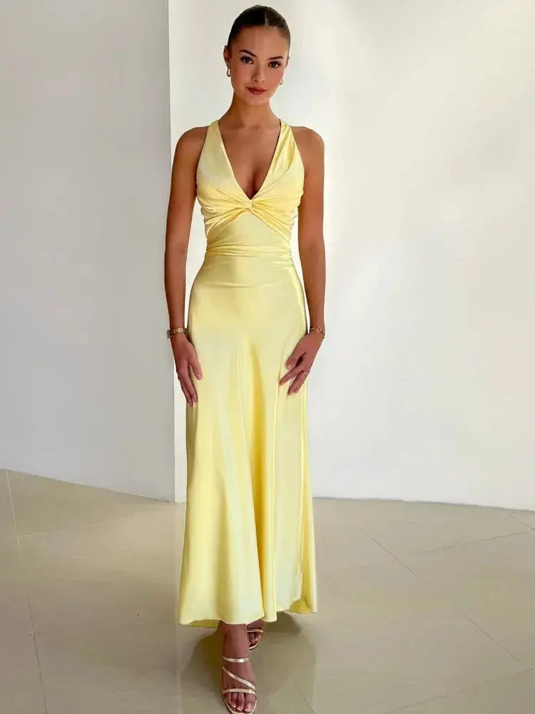 Flowing Maxi Dress for Women – Lightweight & Elegant for Summer Events 2