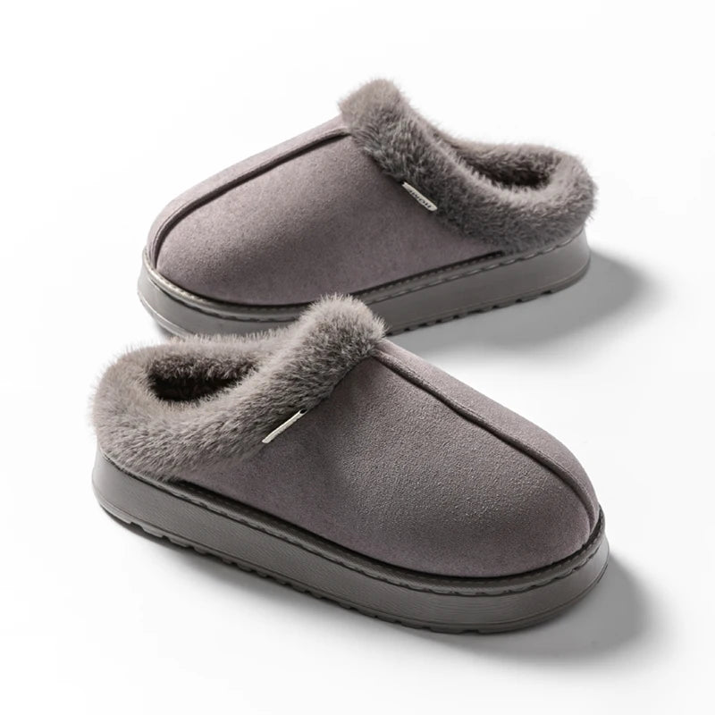 Fluffy Indoor Slippers for Women – Cozy & Anti-Slip Comfort