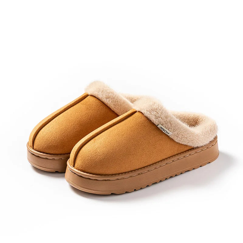 Fluffy Indoor Slippers for Women – Cozy & Anti-Slip Comfort
