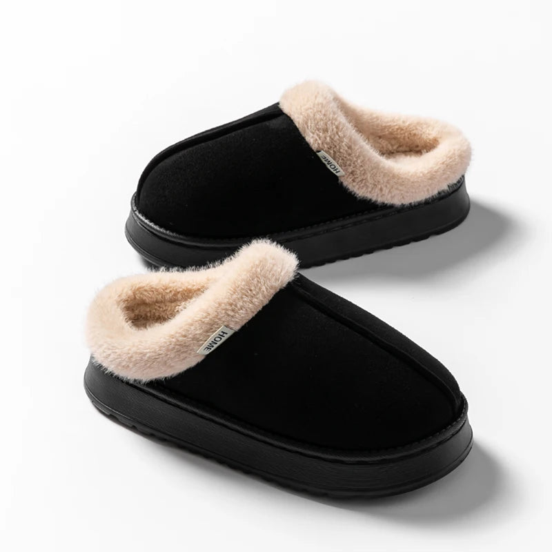 Fluffy Indoor Slippers for Women – Cozy & Anti-Slip Comfort