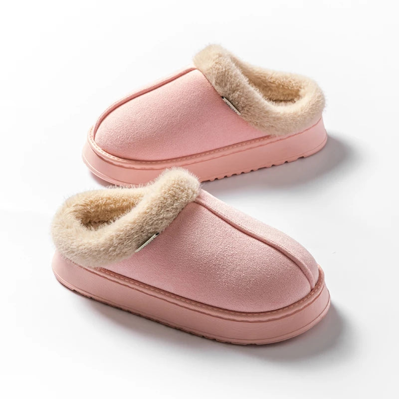 Fluffy Indoor Slippers for Women – Cozy & Anti-Slip Comfort