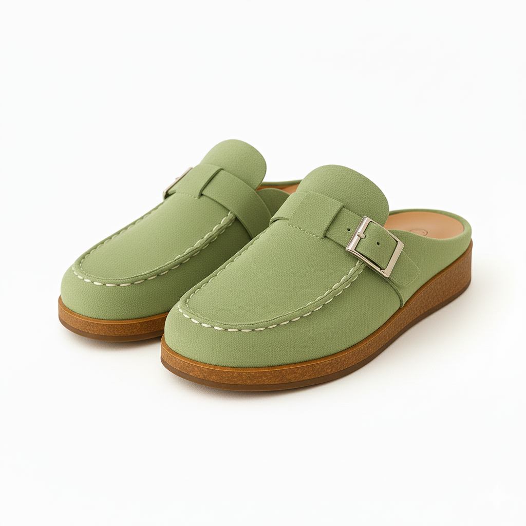 Mules for Women – Comfortable Wide Fit, Modern Suede Design