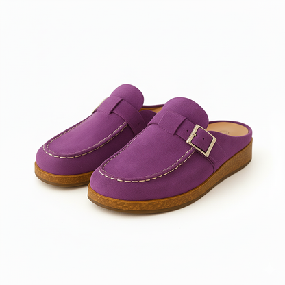 Mules for Women – Comfortable Wide Fit, Modern Suede Design