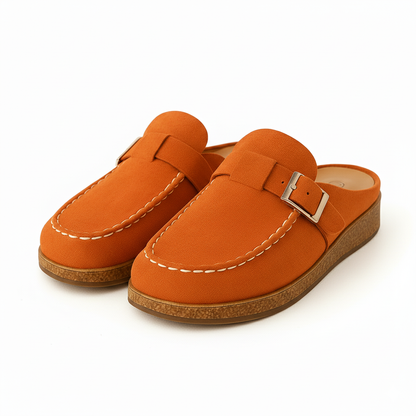 Mules for Women – Comfortable Wide Fit, Modern Suede Design