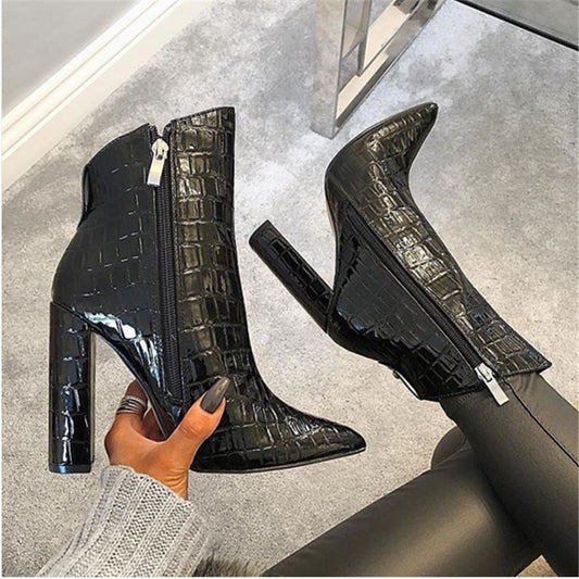 High Heel Ankle Boots for Women – Elegant & Comfortable