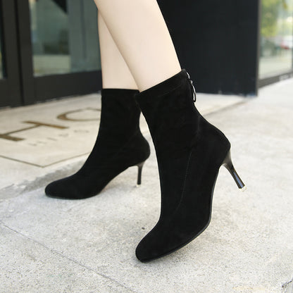 High Heel Sock Boots for Women – Stylish & Comfortable Winter Footwear