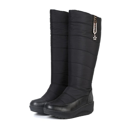 High-Top Winter Boots for Women – Warm & Stylish Comfort