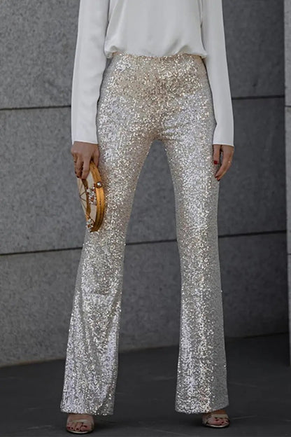 High-Waisted Flared Trousers for Women – Elegant & Versatile-Caliboot