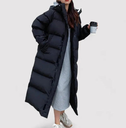 Hooded Puffer Parka Jacket for Women – Warm & Weather-Resistant-Caliboot