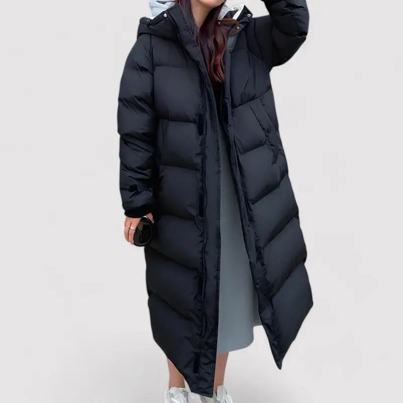 Hooded Puffer Parka Jacket for Women – Warm & Weather-Resistant-Caliboot