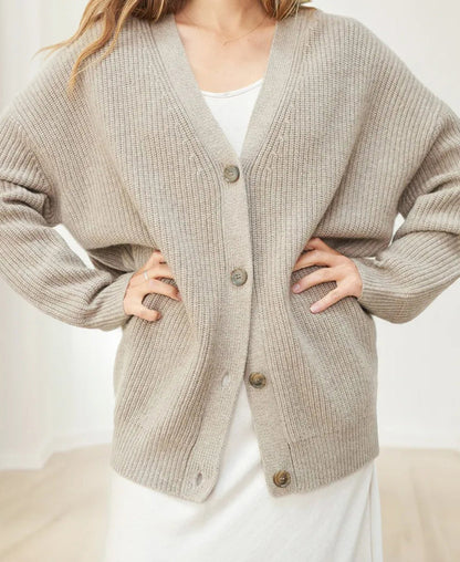 Evelyn | Women’s Winter Knit Casual Button Up  Cardigan Caliboot
