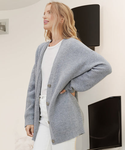 Evelyn | Women’s Winter Knit Casual Button Up  Cardigan Caliboot