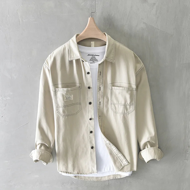 Drake - Chemise Cargo Décontractée pour Hommes – Pratique & Stylée